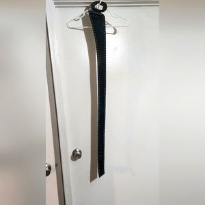 Gold beaded wide fitted belt